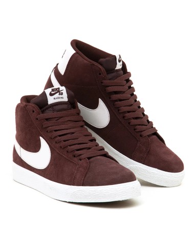 Nike SB Zoom Blazer Mid Shoes - Burgundy Crush/Summit White meilleur choix