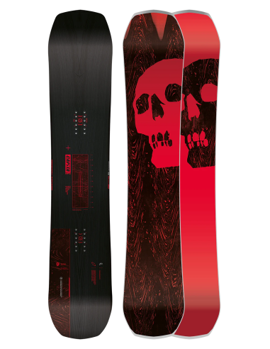 Capita Black Snowboard of Death Wide Snowboard 2025 - 169W la chaussure