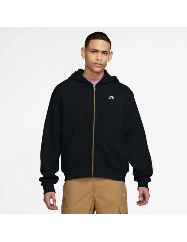 Nike SB Embroidered Zip Up Hoodie - Black Comparez plus de prix