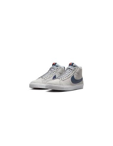 Nike SB Zoom Blazer Mid Shoes - Wolf Grey/Midnight Navy acheter